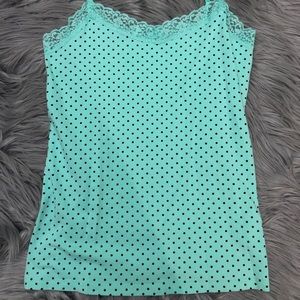 Polka dot tank top